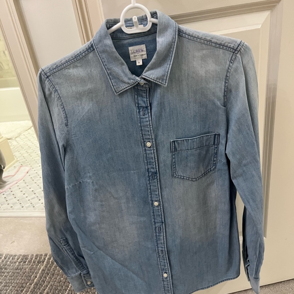 J Crew Chambray top